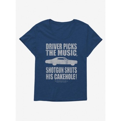 Supernatural Driver Music Tee for Women's Plus Sizes