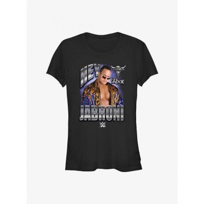 The Rock Hey Jabroni T-Shirt by WWE - Junior Size Black