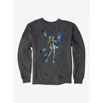 Fairies by Trick - Cozy Men's Snake Fairy Cotton Sweatshirt