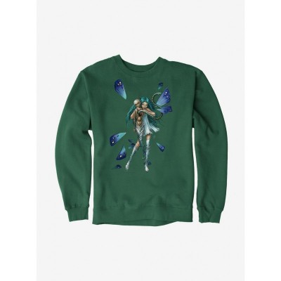 Fairies by Trick - Cozy Men's Snake Fairy Cotton Sweatshirt
