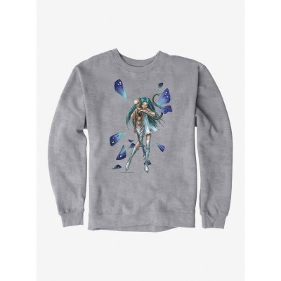 Fairies by Trick - Cozy Men's Snake Fairy Cotton Sweatshirt