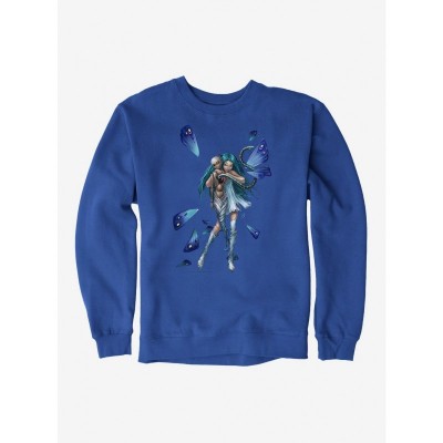 Fairies by Trick - Cozy Men's Snake Fairy Cotton Sweatshirt