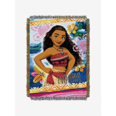 Disney Moana Tapestry Throw Blanket for Girls