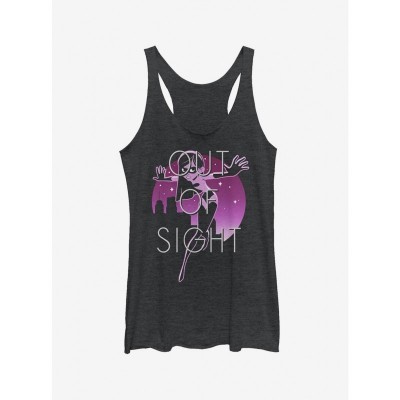 Disney Pixar Incredibles Violet Out of Sight Women's Cool Racerback Tank - Black