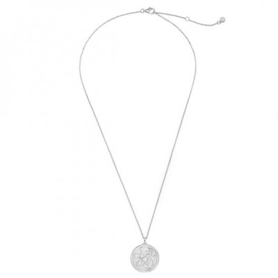 Disneyland Medallion Necklace in Sterling Silver with Cubic Zirconia by CRISLU