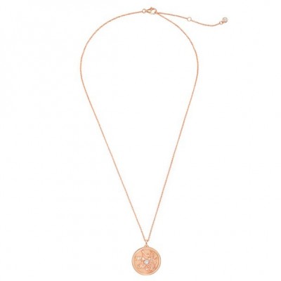 Disneyland Medallion Necklace in Sterling Silver with Cubic Zirconia by CRISLU