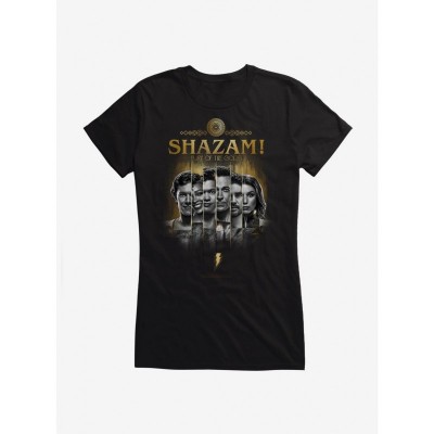 DC Comics Shazam Fury of the Gods Heroic Panel Junior T-Shirt for Girls