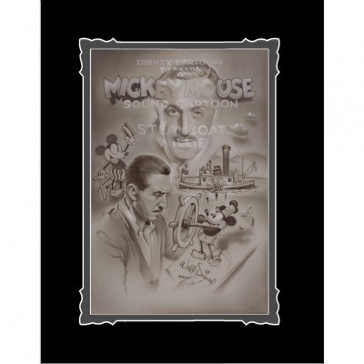 Noah's Deluxe Print "Full Steam Ahead" Celebrating Mickey Mouse & Steamboat Willie 1928