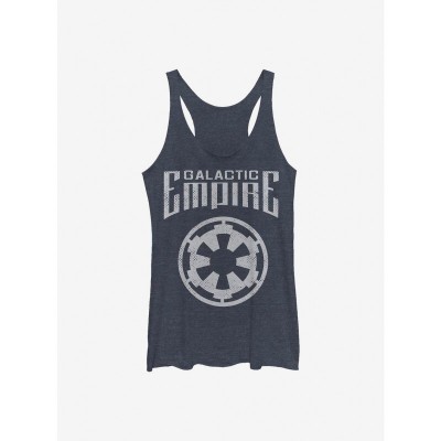 Galactic Empire Inspired Girls Tank Top - Star Wars Rogue One BLUE
