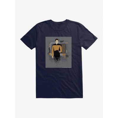 Star Trek TNG Data Lightweight Cotton Men's T-Shirt