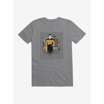 Star Trek TNG Data Lightweight Cotton Men's T-Shirt