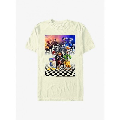 Disney Kingdom Hearts Checkers Shirt for Men