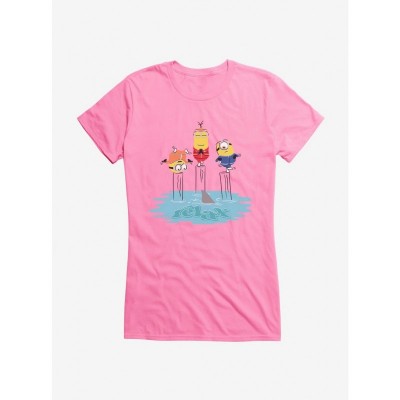 Minions Zen Printed T-Shirt for Girls