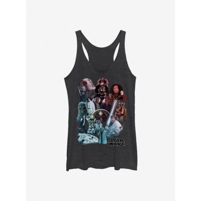 Star Wars Ultimate Girls Tank Top - Black Junior Size