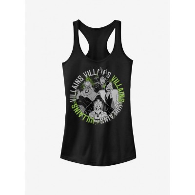 Disney Villain Friends for Girls in Black Cotton Tank