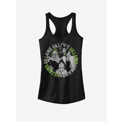 Disney Villain Friends for Girls in Black Cotton Tank