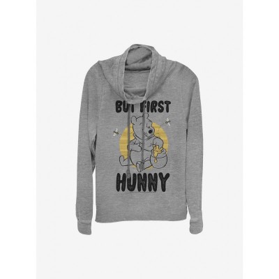 Disney Winnie The Pooh Grey Cowl Neck Sweatshirt for Girls