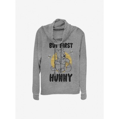 Disney Winnie The Pooh Grey Cowl Neck Sweatshirt for Girls