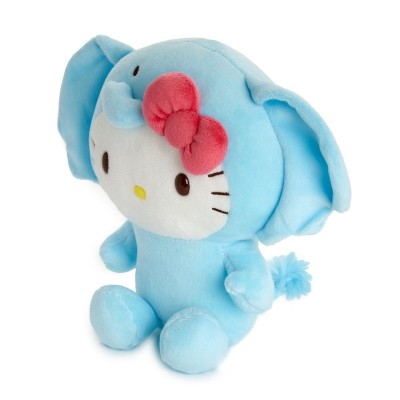 Hello Kitty Elephant Plush in Tropical Blue