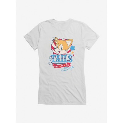 Sonic Tails Time to Fly Lightweight T-Shirt for Girls