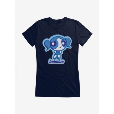 Bubbles from Powerpuff Girls Lightweight Girls T-Shirt