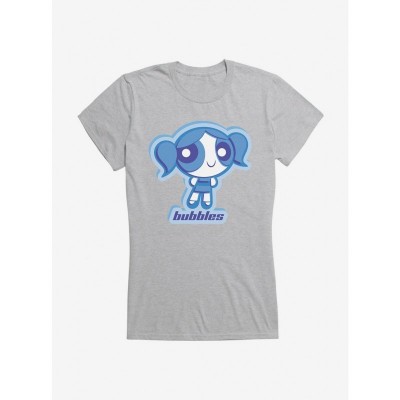 Bubbles from Powerpuff Girls Lightweight Girls T-Shirt