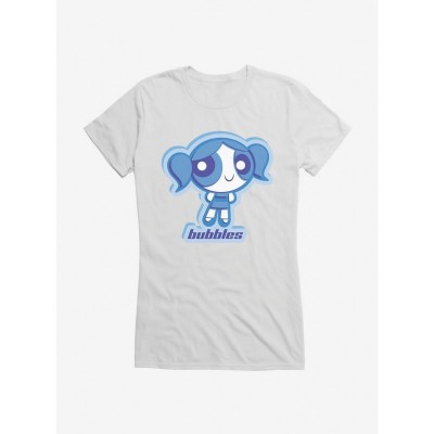 Bubbles from Powerpuff Girls Lightweight Girls T-Shirt