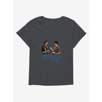 Comfortable Friends Don't Share Food Women's Plus Size T-Shirt