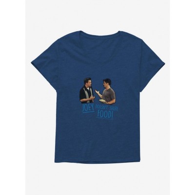 Comfortable Friends Don't Share Food Women's Plus Size T-Shirt