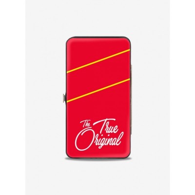Disney Mickey Mouse Classic Pose Stripe Hinged Wallet for Adults