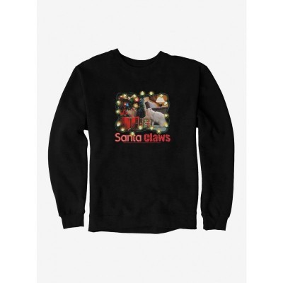 Christmas Vacation Santa Claws Men's Heavyweight Fleece Sweatshirt