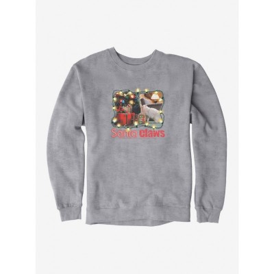 Christmas Vacation Santa Claws Men's Heavyweight Fleece Sweatshirt