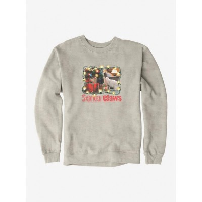 Christmas Vacation Santa Claws Men's Heavyweight Fleece Sweatshirt