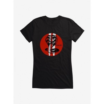 Cobra Kai Dual Tone Logo Girls T-Shirt