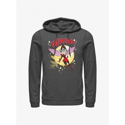 Marvel Grey Retro Wasp Ant-Man Hoodie for Men