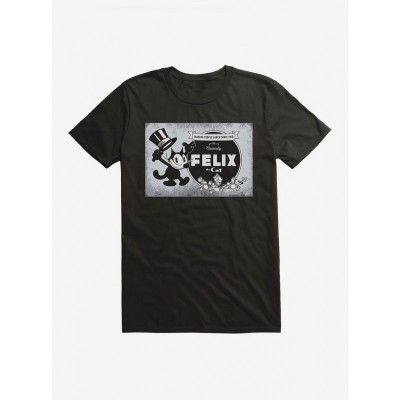 Felix Cat Vintage Poster Tee, Lightweight Men's Cotton T-Shirt