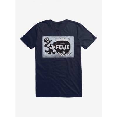 Felix Cat Vintage Poster Tee, Lightweight Men's Cotton T-Shirt