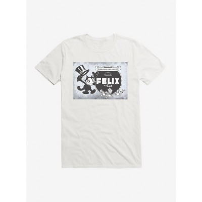 Felix Cat Vintage Poster Tee, Lightweight Men's Cotton T-Shirt