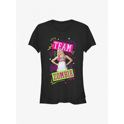 Disney Zombie Team Girls T-Shirt - Junior Sizes Black