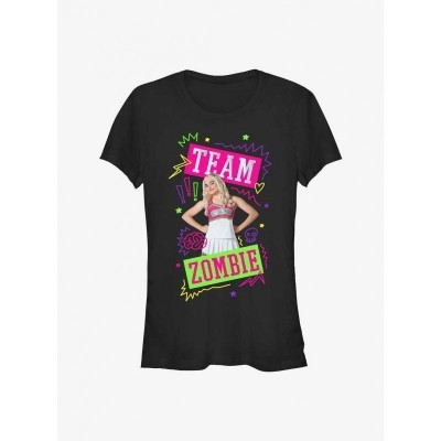 Disney Zombie Team Girls T-Shirt - Junior Sizes Black
