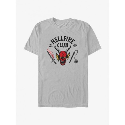 Stranger Things Silver Logo T-Shirt - Unisex Hawkins High Club Tee