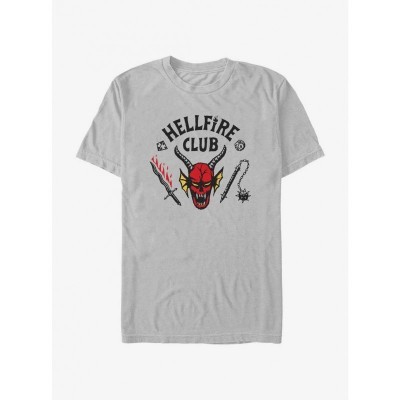 Stranger Things Silver Logo T-Shirt - Unisex Hawkins High Club Tee