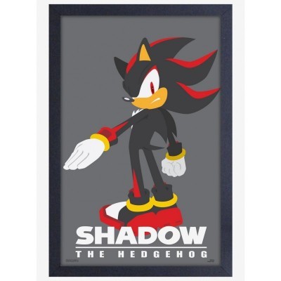 Sonic The Hedgehog Shadow High-Quality Framed Poster