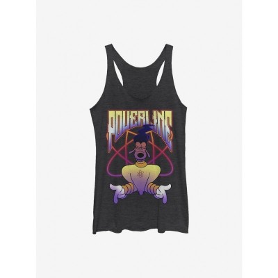 Disney Goofy Movie Graphic Tank Top for Girls - Black