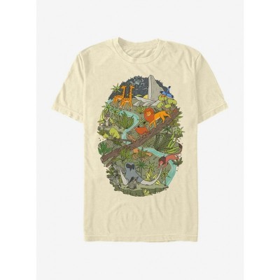 The Lion King Lion Field Beige T-Shirt for Men