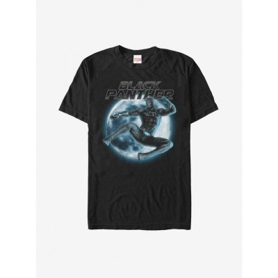 Marvel Black Panther Full Moon Black T-Shirt for Men