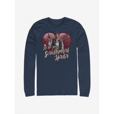 Star Wars Scruffy Nerf Herder Men's Blue Long Sleeve Tee