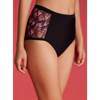 My Melody & Kuromi Flame High-Waisted Swimwear Bottoms for Girls