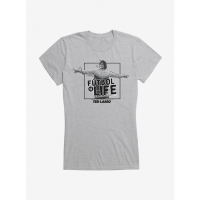 Ted Lasso Inspired "Futbol Is Life" Junior Girls Cotton T-Shirt