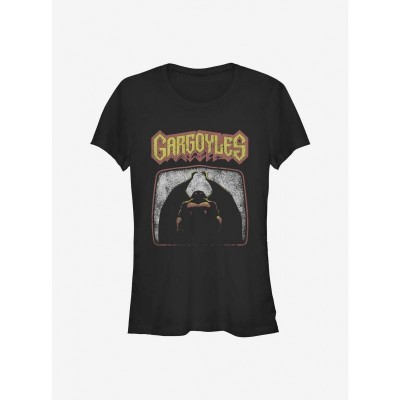 Disney Girls Gargoyles Stone Wings T-Shirt - Black